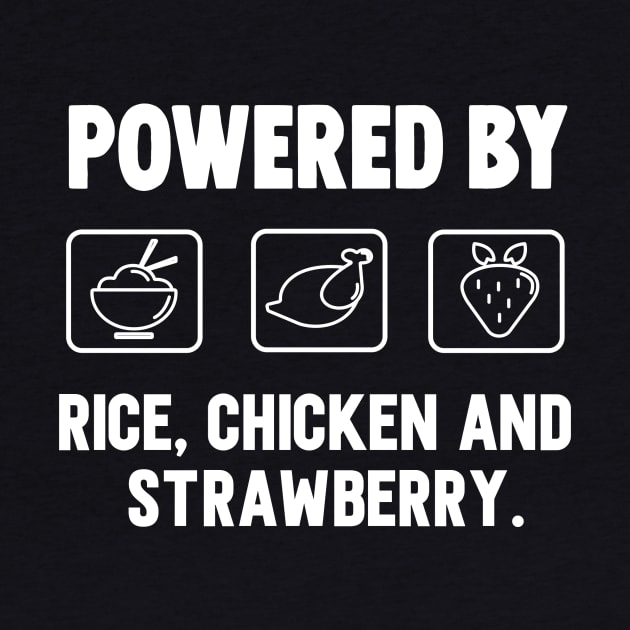 Chicken  and Rice strawberry bodybuilder by SecuraArt